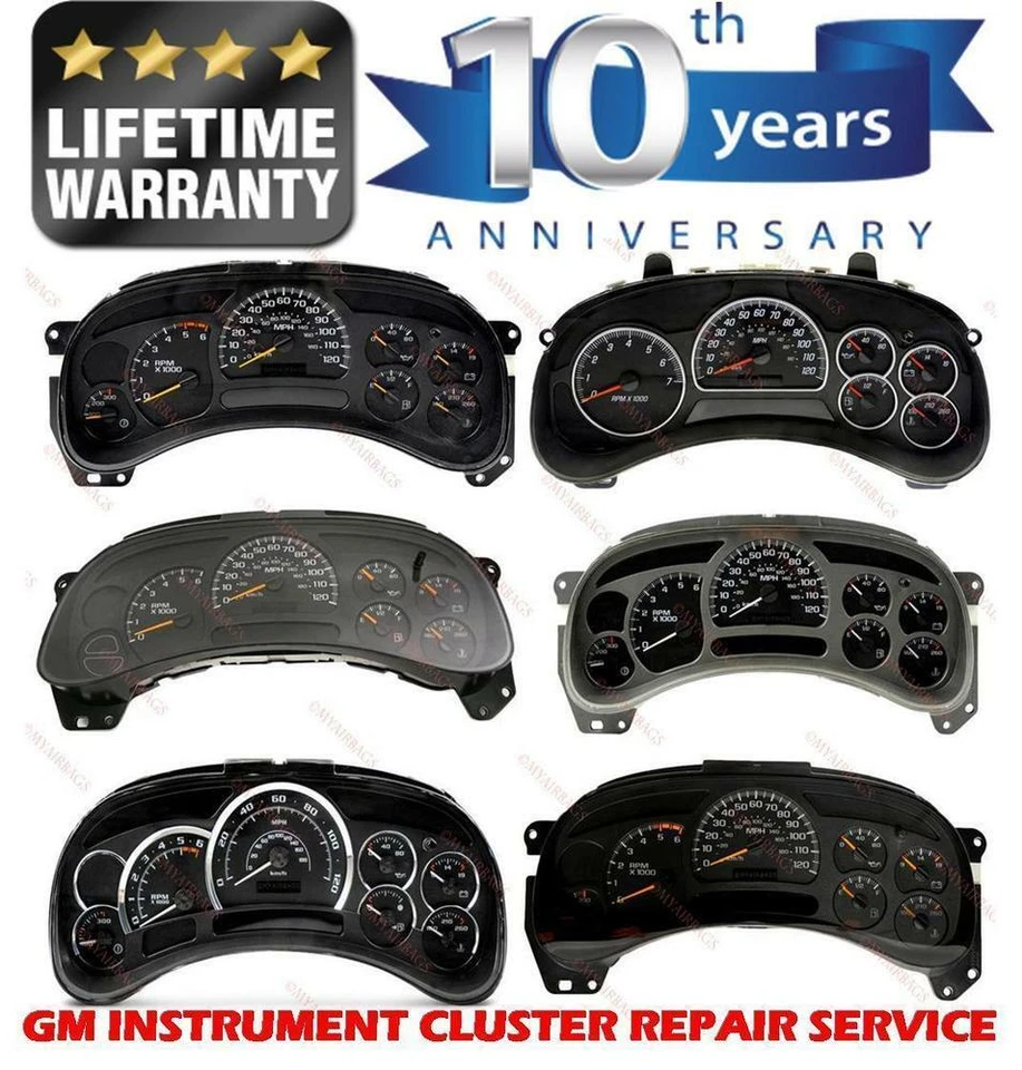 HUMMER H2 PREMIUM CUADRO DE INSTRUMENTOS SERVICIO DE REPARACIÓN VELOCÍMETRO 2003-2006 GM GMC Foto 3 de 4