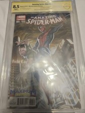 Amazing Spider-Man #1 CBCS 8.5 🔑 1st App Cindy Moon /Silk Signed By Adi Granov 