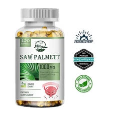 Saw Palmetto Extract 1000mg Prostate Supplement Urinary Men Health 120 Softgels