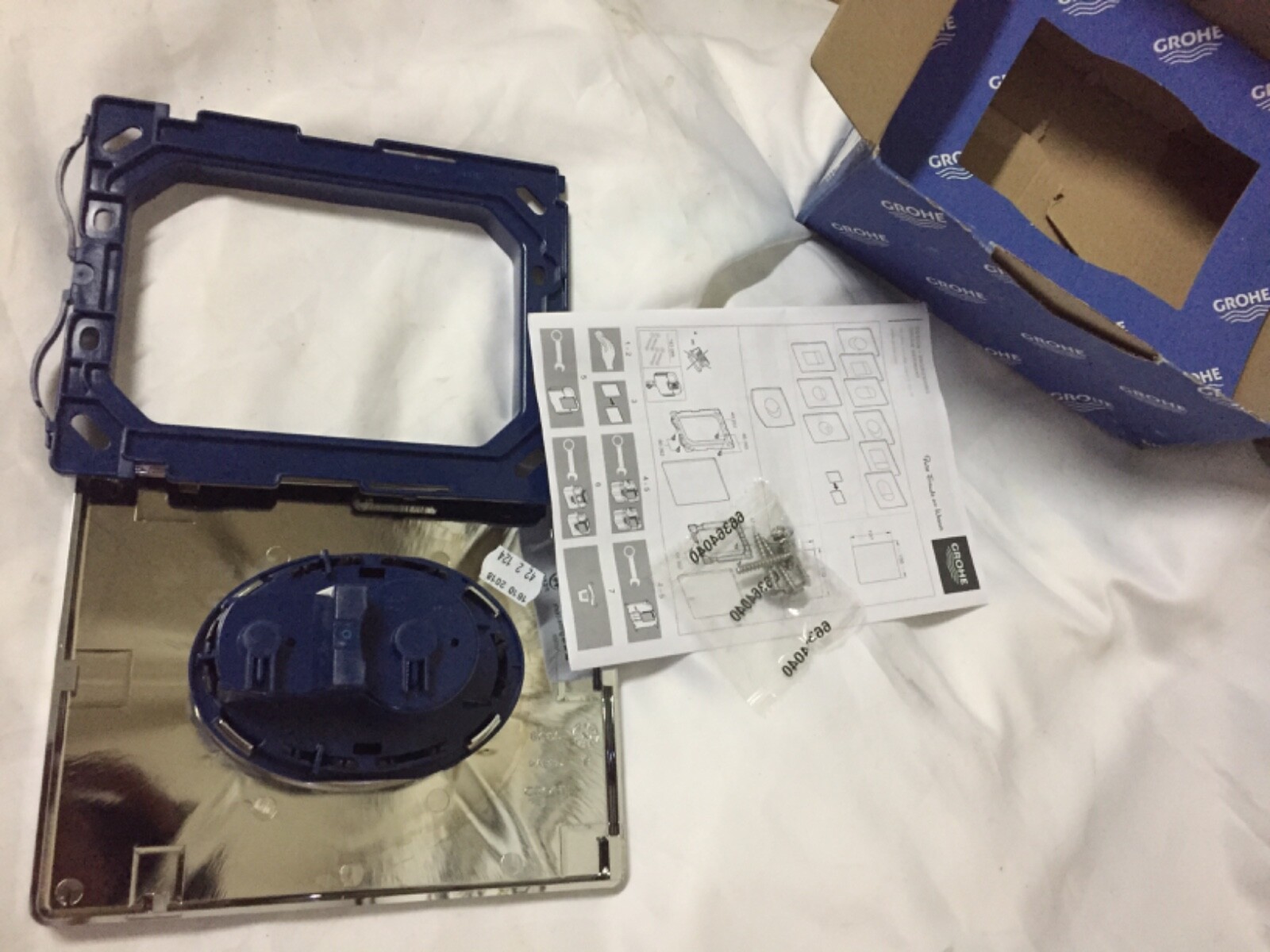 GROHE 66249045 Skate Air Flush plate - Brushed Chrome | eBay