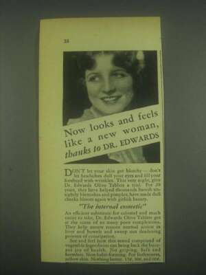 1932 Dr. Edwards Olive Tablets Ad - Like a New Woman