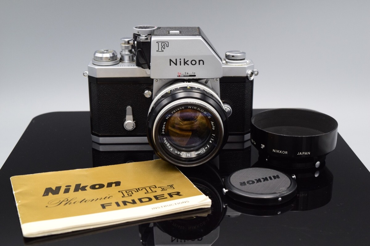 Nikon F Photomic (Silver) w/ Nikkor-S 50mm f/1.4 Auto Lens Nikon F Photomic (Silver) w/ Nikkor-S 50mm f/1.4 Auto Lens