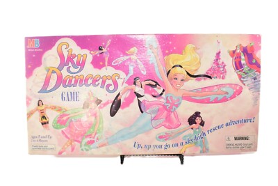 VINTAGE 1995 SKY DANCERS MILTON BRADLEY BOARD GAME NEW RARE