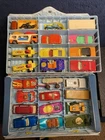 Vintage Lesney Matchbox Lot with 1980 Case 24 Cars Diecast