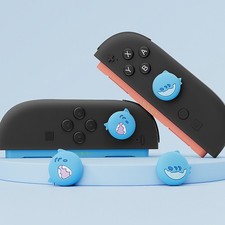 GeekShare Thumb Grip Caps for Nintendo Switch 2 JoyCon Joystick Cover 4PCS Shark