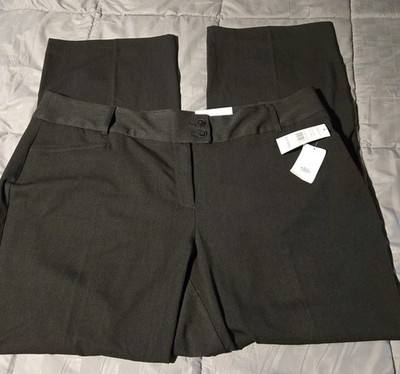 Womens Rafaella Dress Pants The Curvy Boot High Rise Plus Size 22W/EEEEG NWT 