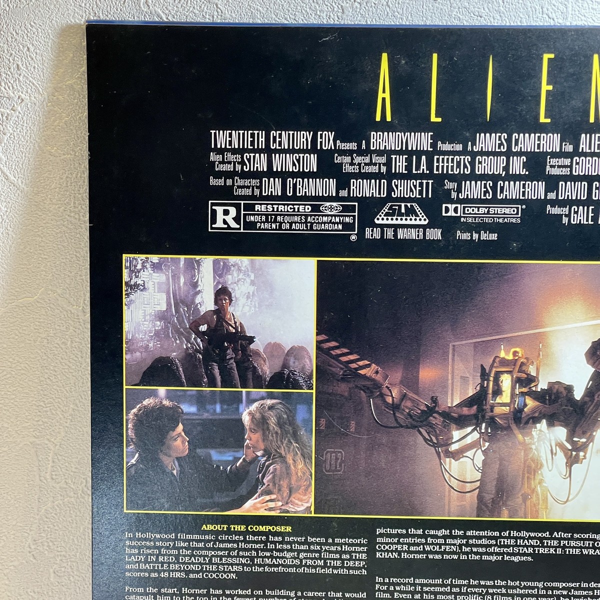 James Horner – Aliens 2/LP 1986 Victor VIP-28140 w/OBI OST Japan