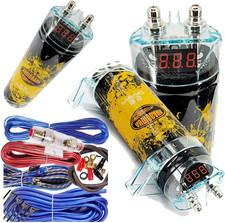 3.5 Farad Capacitor Car Audio 3500 Watts Power 12V Car Digital Power 3 Digit Dis