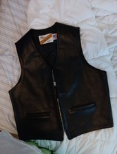 Perfecto by Schott NYC Made In USA Nwot  100 %leather vest motorcycle 