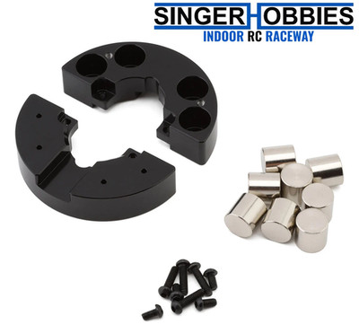 REDCAT RER41398 Vertex-6 Steel Rear Axle Weight Set (Black) (2) (106g Each)