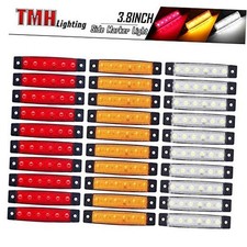 (Pack of 30) LEDVillage 3.8 Inch 10 Amber + 10 Red + 10 White Side Marker