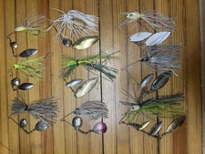 Spinnerbaits Lot Of 28 + 2 Buzz baits , Used, Many Brands, See Pics