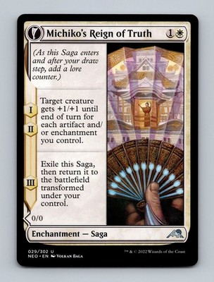 Michiko's Reign of Truth Kamigawa: Neon Dynasty Non-Foil MTG NM