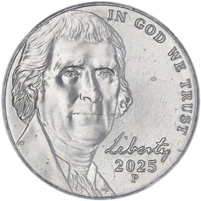 2025 P Jefferson Nickel BU See Pics S092