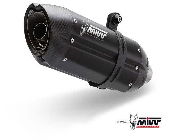 Mivv Suono SchalldäMpfer Slip-On Edelstahl Schwarz KTM RC 390 2017-20-image