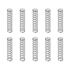 30Pack 0.5x6x30mm(DxODxL) Compression Spring Spring Steel Extension Spring Gray