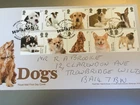 GB STAMPS BADLY ADDRESSED FINE USED FIRST DAY COVER 2024 DOGS