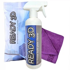 READY 3D Printer Build Plate Cleaner, Non-Toxic, No Odor, Formulated for Read