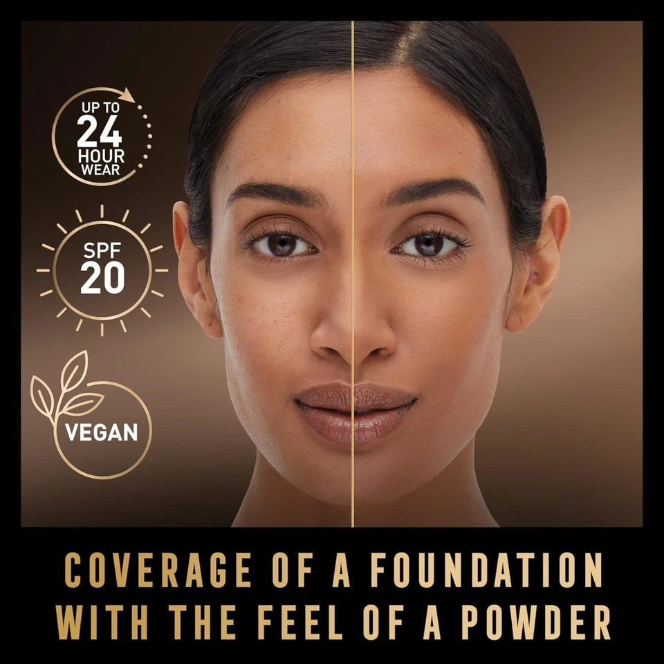 Max Factor Facefinity Compact Foundation 003 Natural Rose Vegan SPF20 - Image 3 of 4