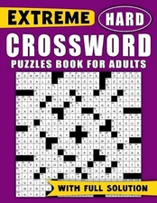 Robyn Publisher Extreme Hard Crossword Puzzles Book For Adults (Paperback)