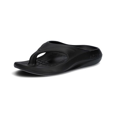 Actplus BODY ALIGNMENT+ FLIPFLOP Recovery Sandals Black True Black Size 28.0