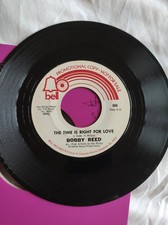 Northern Soul 45 Bobby Reed The Time Is Right For Love Bell Promo VG++ Or Better