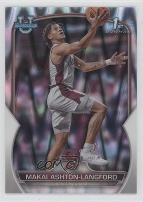 2022-23 Bowman U Chrome RayWave Refractor 87/100 Makai Ashton-Langford #21 mp7