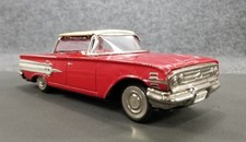 1960 Chevrolet Impala Tin Litho Windup Red Made in Japan 8" Long