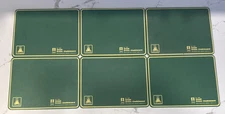 6 Vintage IDEAL 3428 School House Supply Small Green Slate Chalkboards Made USA