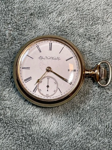Elgin National Watch Co Gold Pocket Watch