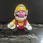 Vintage 1997 Wario Bean Bag Plush Doll 6" BD&A, Super Mario Bros, Nintendo 64