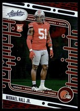 2024 Panini Absolute Michael Hall Jr. Rookie Cleveland Browns #153