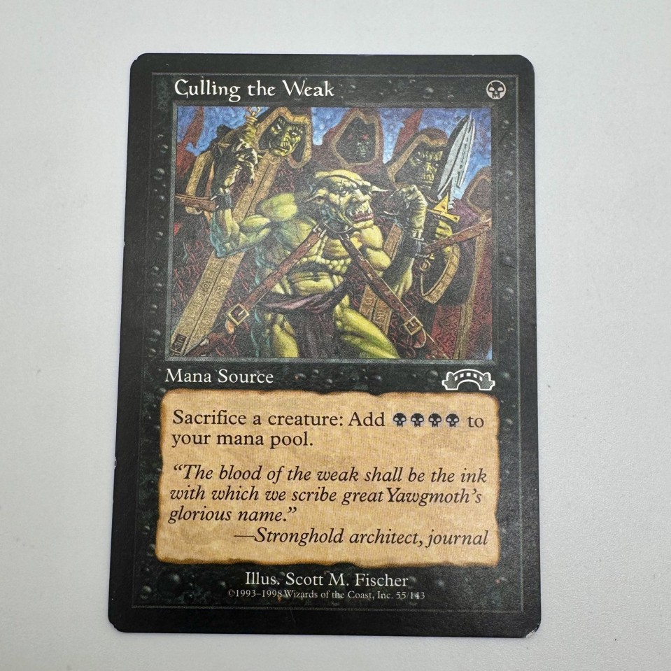 MTG: 1998 Culling the Weak Exodus Regular Mana Source