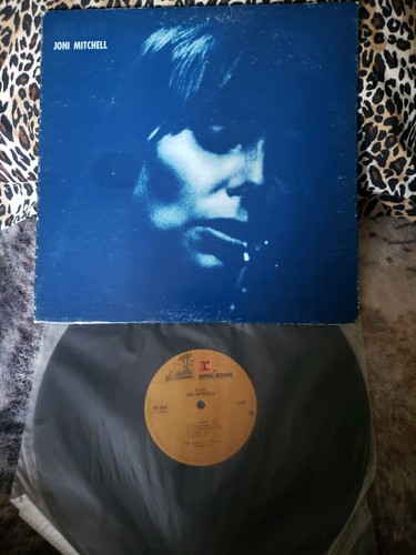 Joni Mitchell Blue Vinyl Record LP Gatefold Rock Reprise