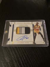 Roy Hibbert 2021-22 National Treasures Lasting Legacies Patch Auto /25 Pacers
