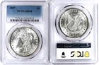 1887-P MORGAN DOLLAR PCGS MS-64 ! NEAR PERFECT LOOKING 64 HIGH BU+++ RARE MS+++