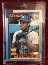 KEN GRIFFEY JR 1990 Topps #336 RC  - “THE BOMB”  unimaginable Mistakes  - Error