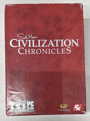 Sid Meier's Civilization Chronicles - PC - Strategy Game - Complete Box Set