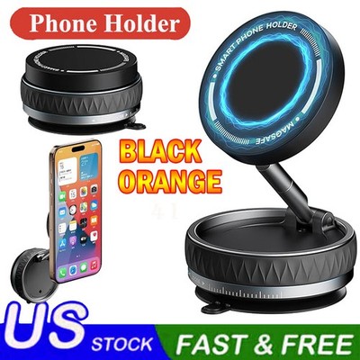 360 Rotation Magnetic Phone Holder Foldable Car Mount For Samsung S25 Ultra S24