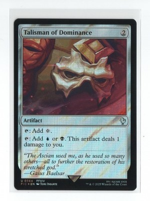 Talisman of Dominance (Surge Foil) U MTG FF Collector Commander 364 NM