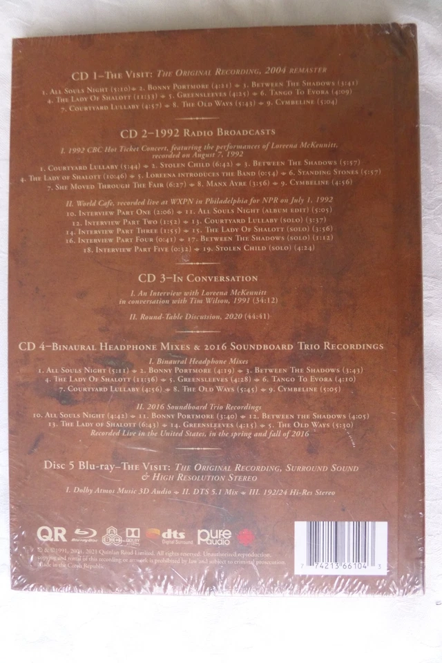 Loreena Mckennitt - The Visit - The Definitive Edition - 4 CD & BluRay - Bild 2 von 2