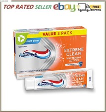 Aquafresh Extreme Clean Whitening Action Fluoride Toothpaste, 5.6 Oz, 3 Pack 0.68 per gallon