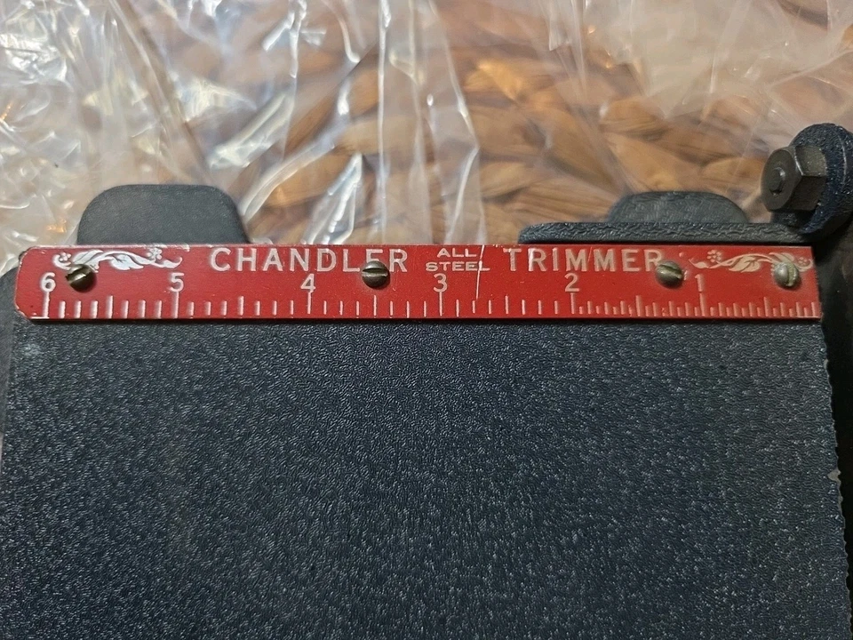 Cortadora de papel/fotográfica Chandler de colección todo acero 6" guillotina de borde áspero Foto 4 de 4