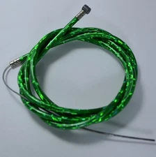 BICYCLE BIKE 1 BRAKE CABLE 68" + 1 HOUSING 60" Metallic Green