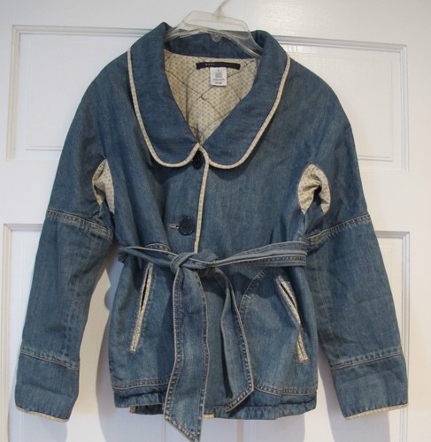 Marc Jacobs Denim Kimono Wrap Jacket 