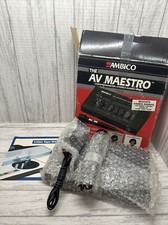 VINTAGE Ambico THE AV AMESTRO Model V-0629 Video Enhancer Stereo AudioMixer Read