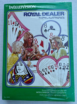 Intellivision Mattel Electronics Royal Dealer Game for Color TV NEW/STILL SEALED