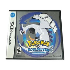 Pokemon SoulSilver Version Nintendo DS Case Manual Only - NO GAME
