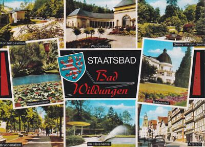 Old postcard-Staatsbad Bad Wildungen