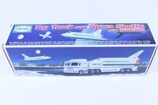 VTG Hess Gas & Oil Toy Truck And Space Shuttle W/ Satellite See Description